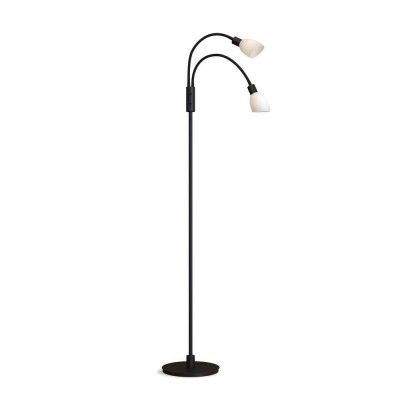 Herstal - Cut 2 Golvlampa Black/Opal