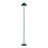 Hygge portabel golvlampa Mörkgrön Ø19