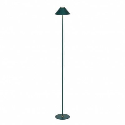 Hygge portabel golvlampa Mörkgrön Ø19