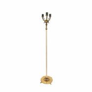 Hypatia golvlampa, mässing/vit