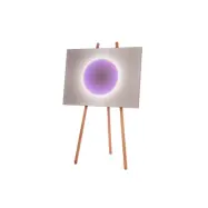 Ingo Maurer - Moodmoon Framed Golvlampa RGBW White/Wood