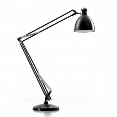 JJ GREAT Golvlampa Outdoor, mattsvart