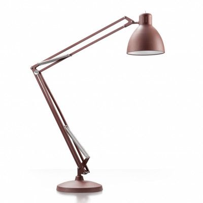 JJ GREAT Golvlampa Outdoor, rostbrun