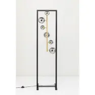 KARE DESIGN Balloon Cube Golvlampa - Silverglas och Guld / Svart St&aring;l