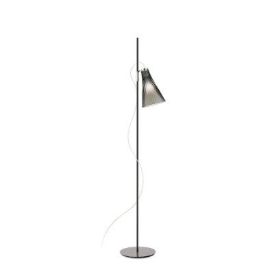 Kartell - K-Lux Golvlampa Black/Smoke
