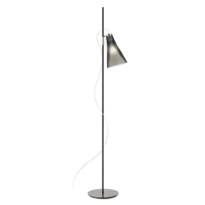 Kartell - K-Lux Golvlampa Black/Smoke
