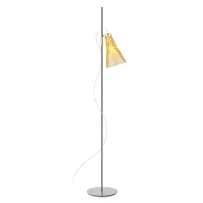 Kartell - K-Lux Golvlampa Grey/Straw Yellow