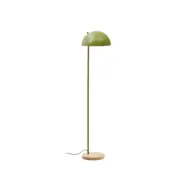 KAVE HOME Catlar golvlampa i ask och metall i grönmålad finish