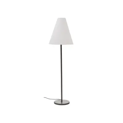 KAVE HOME Navat golvlampa med metallfot i grönmålad finish