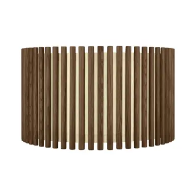 Komorebi lampskärm large circle, mörkbetsad ek