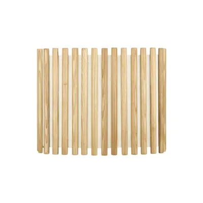 Komorebi lampskärm medium rectangular, ek