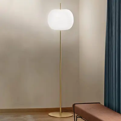 kdln - Kushi Golvlampa XL Brass