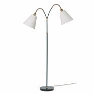 Läckö golvlampa, grön/mässing 140cm