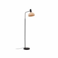 KAVE HOME Damila golvlampa i rotting och svart metall