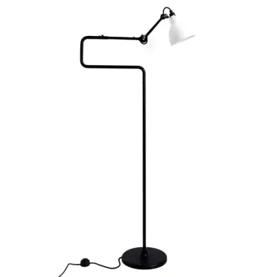 Lampe Gras 411 golvlampa, svart/vit – DCW - Vardagsrum - Metall