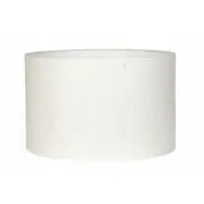 Lampskärm Linne Cylinder Creme 40cm