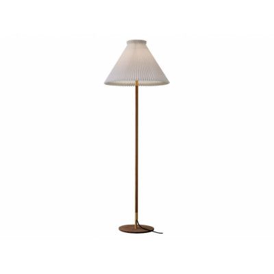 LE KLINT - Le Klint Model 328 Golvlampa Smoked Oak/Brass Le Klint