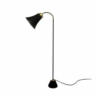 Liam golvlampa metall, svart