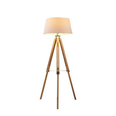 Lindby - Alessa Golvlampa White/Wood Lindby