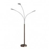 Lindby - Anea 3 Golvlampa Nickel/White