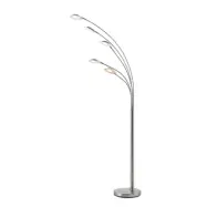 Lindby - Anea 5 Golvlampa Nickel/White