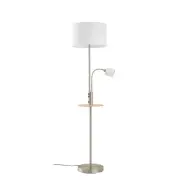 Lindby - Aovan Golvlampa w/USB Nickel