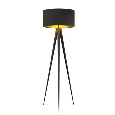 Lindby - Benik Golvlampa Black/Gold