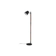 Lindby - Birte Golvlampa Black/Wood
