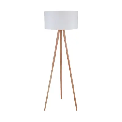 Lindby - Charlia Golvlampa White/Wood