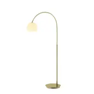 Lindby - Cynthia golvlampa Opal/Brass