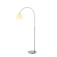 Lindby - Cynthia golvlampa Opal/Nickel