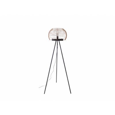 Lindby - Ediz Golvlampa Wood/Black