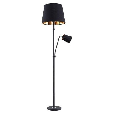 Lindby - Efalia Golvlampa Black/Gold