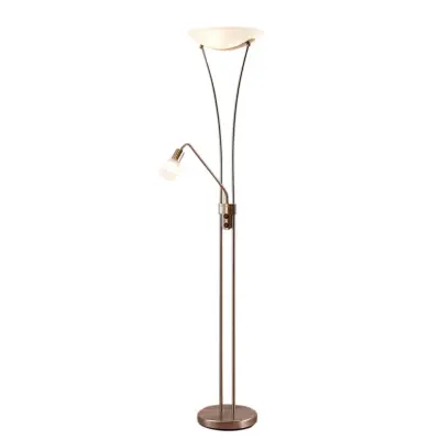 Lindby - Felicia Golvlampa Nickel/White