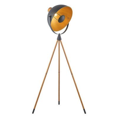 Lindby - Flurin Golvlampa Black/Gold