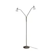Gwendolin 2 Golvlampa Nickel - Lindby - Vardagsrum - Modern - Metall - Med flera ljuskällor