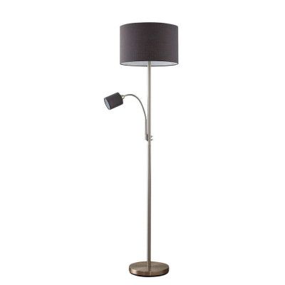Lindby - Jaileen Golvlampa Grey/Nickel