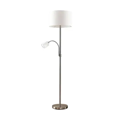 Lindby - Jaileen Golvlampa White/Nickel