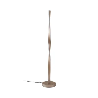 Lindby - Jaren LED-golvlampa, svart/brun, 114 cm, CCT