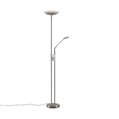 Lindby - Jonne LED-golvlampa satin nickel