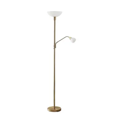 Lindby - Jost Golvlampa Brass/White