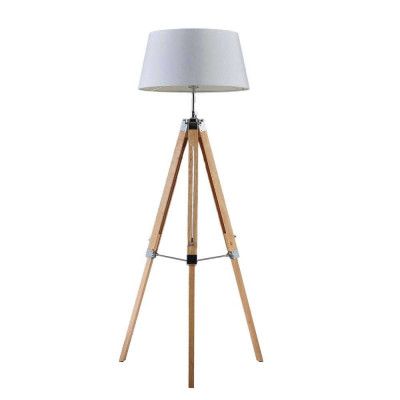Lindby - Katie Golvlampa White/Wood