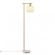 Lindby - Kimya Golvlampa Mässing/Marmor