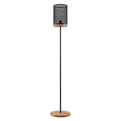 Lindby - Kiriya Golvlampa Black/Wood