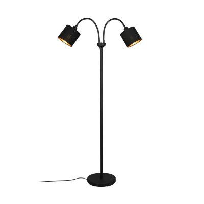 Lindby - Kyden 2 Golvlampa Black/Gold Lindby