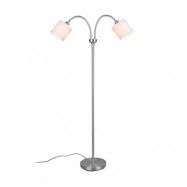 Lindby - Kyden 2 Golvlampa White/Nickel Lindby