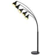 Lindby - Lira 5 Golvlampa Black/Gold