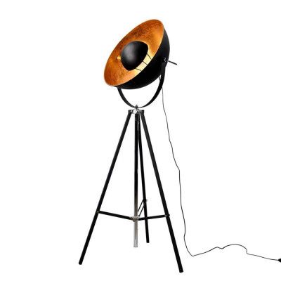 Lindby - Minerva Golvlampa Black/Gold