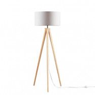 Lindby - Mya Golvlampa White/wood