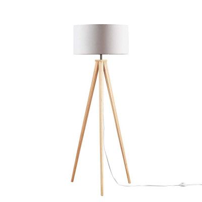 Lindby - Mya Golvlampa White/wood